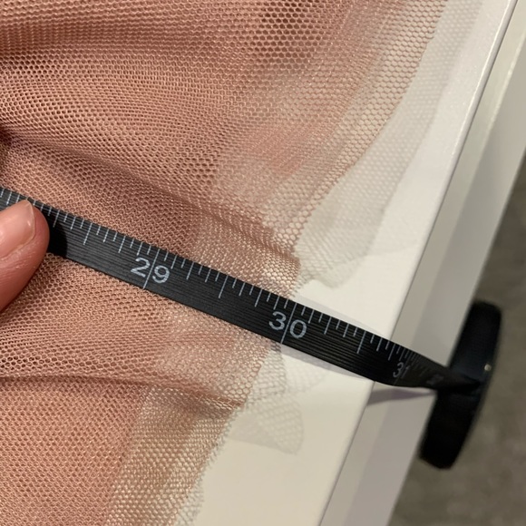 Pink Tulle Midi Skirt - Picture 8 of 9